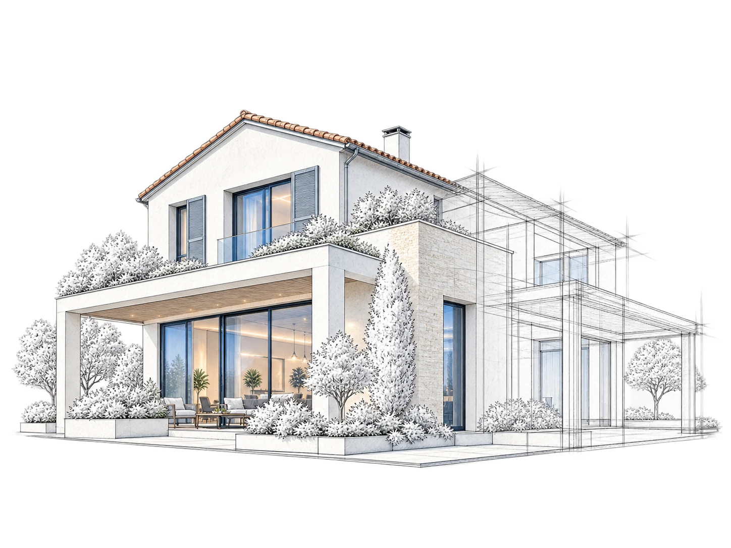 Illustration architecturale pour Particuliers