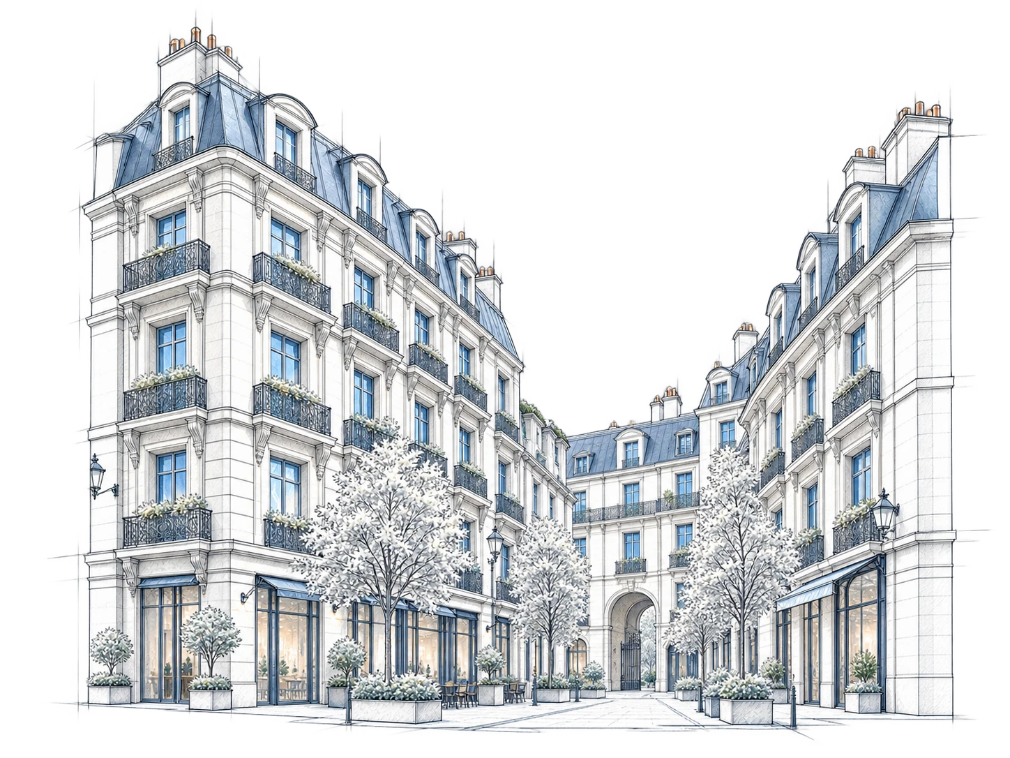 Illustration architecturale pour les solutions AURÉLIUM